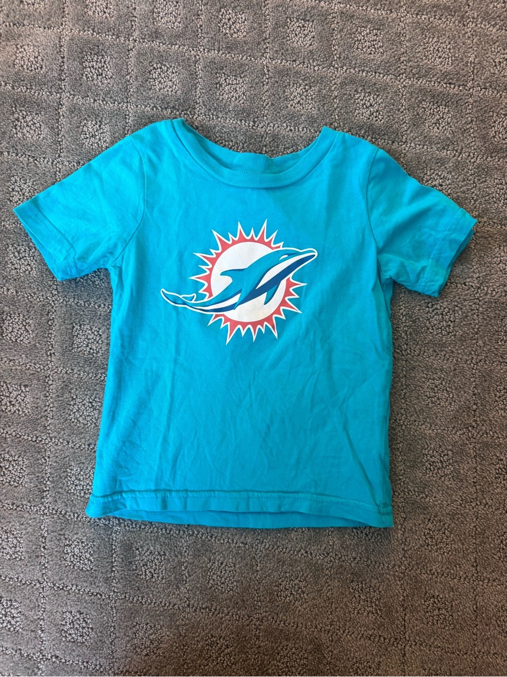 Children’s Toddler Miami Dolphins NFL Logo Size 2T / 2 unisex Football T-shirt